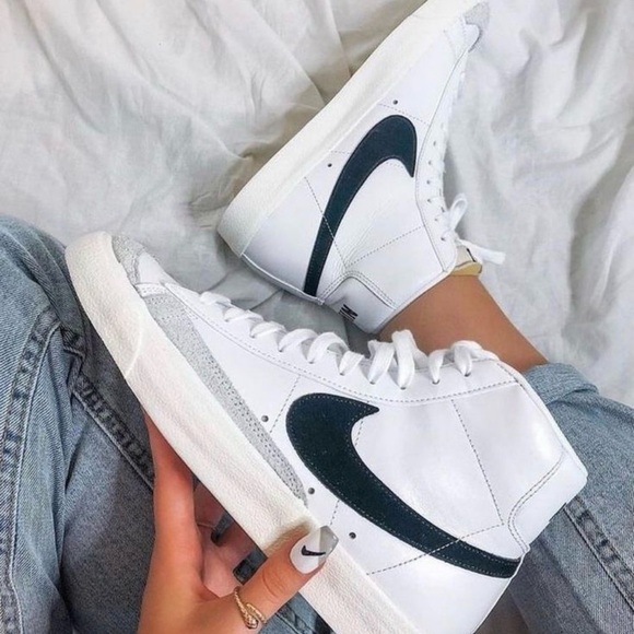 Nike Blazer Mid ‘77 Vintage White Black Sail men’s Sz 6.5 Sneakers CZ1055-100 - Picture 2 of 16